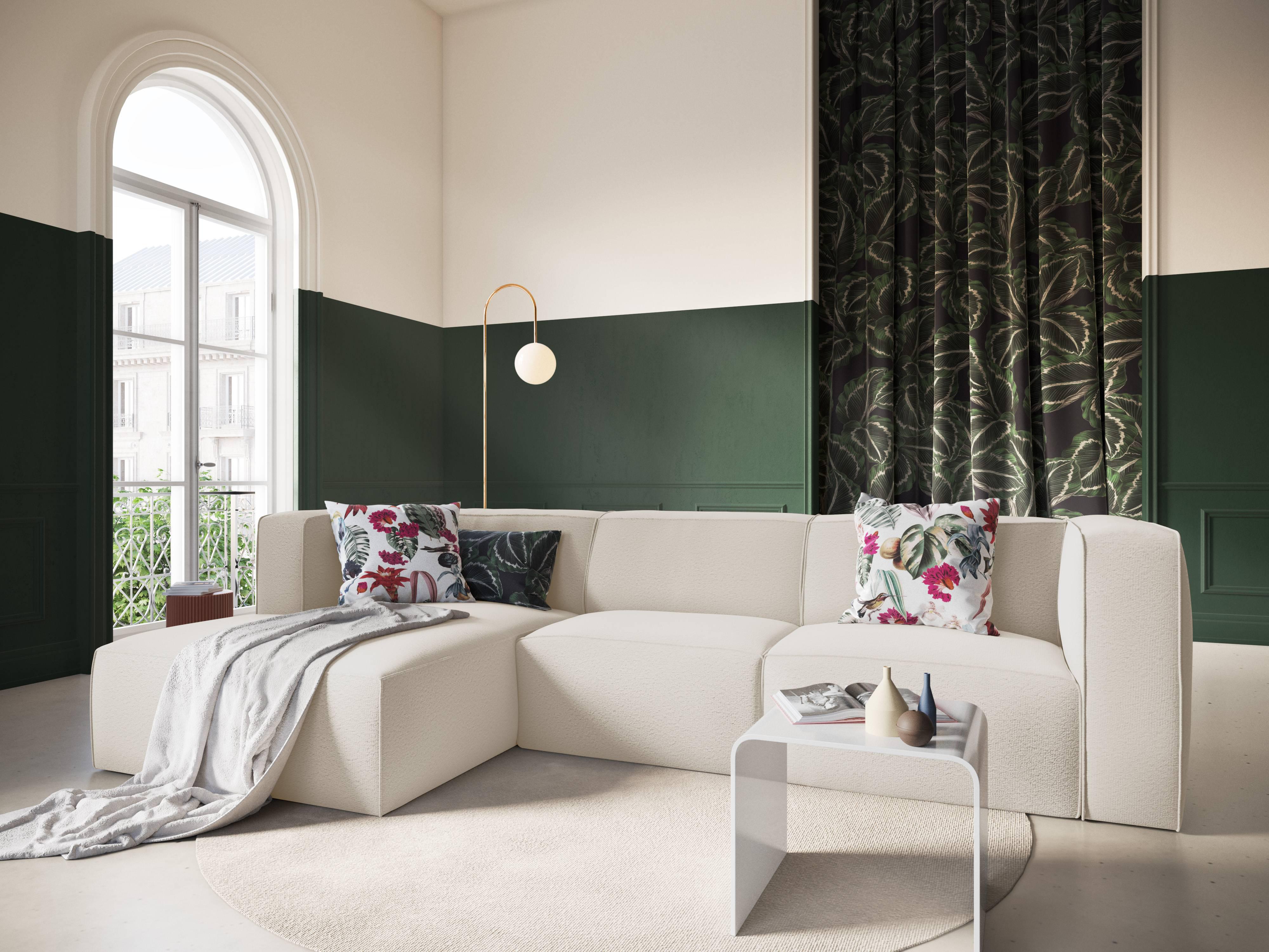 CXL by Christian Lacroix 4.5-zitshoekbank Muse links bouclé | 