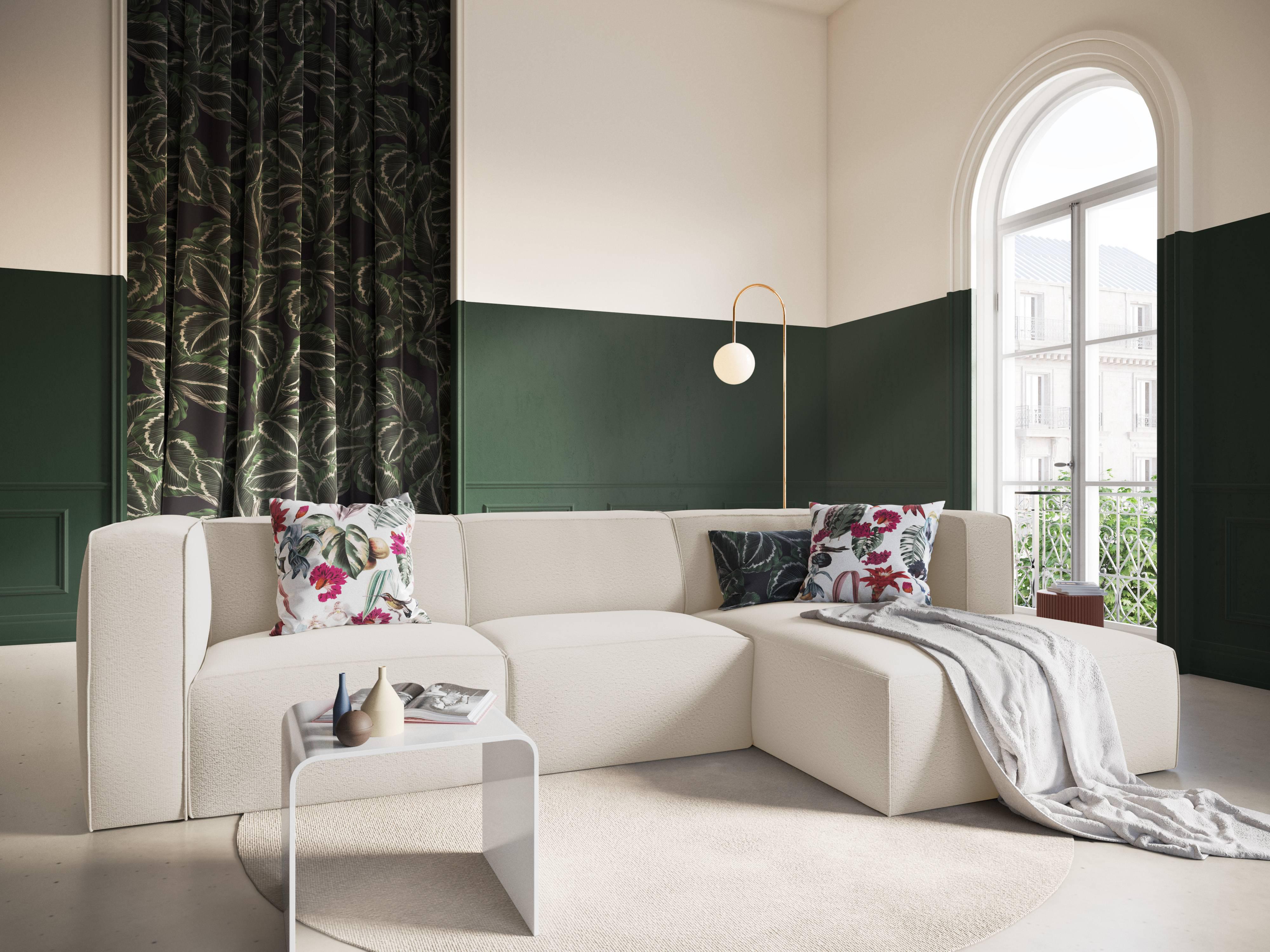 CXL by Christian Lacroix 4.5-zitshoekbank Muse rechts bouclé | 