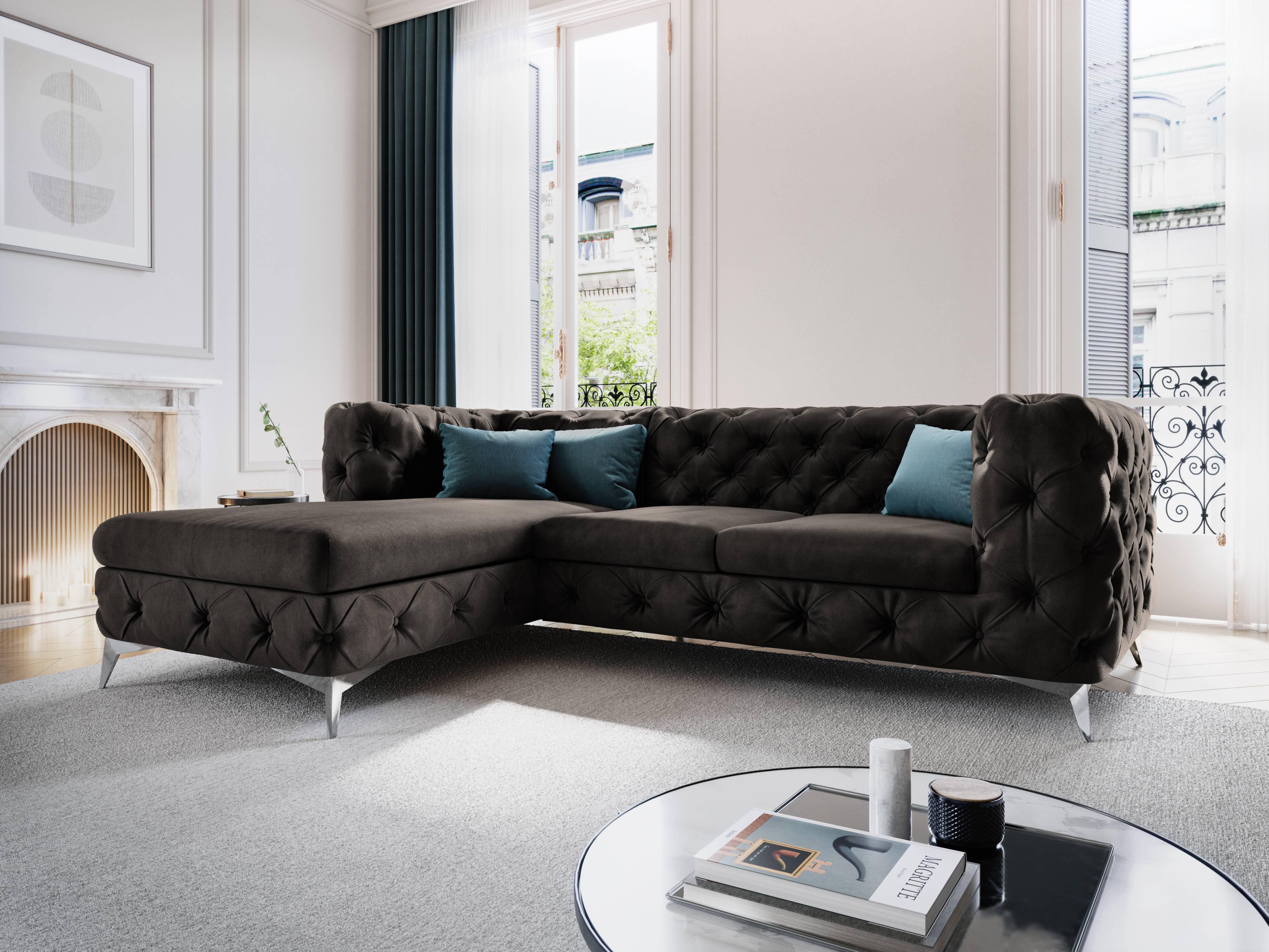Interieurs 86 Hoekbank Franck links velvet | 