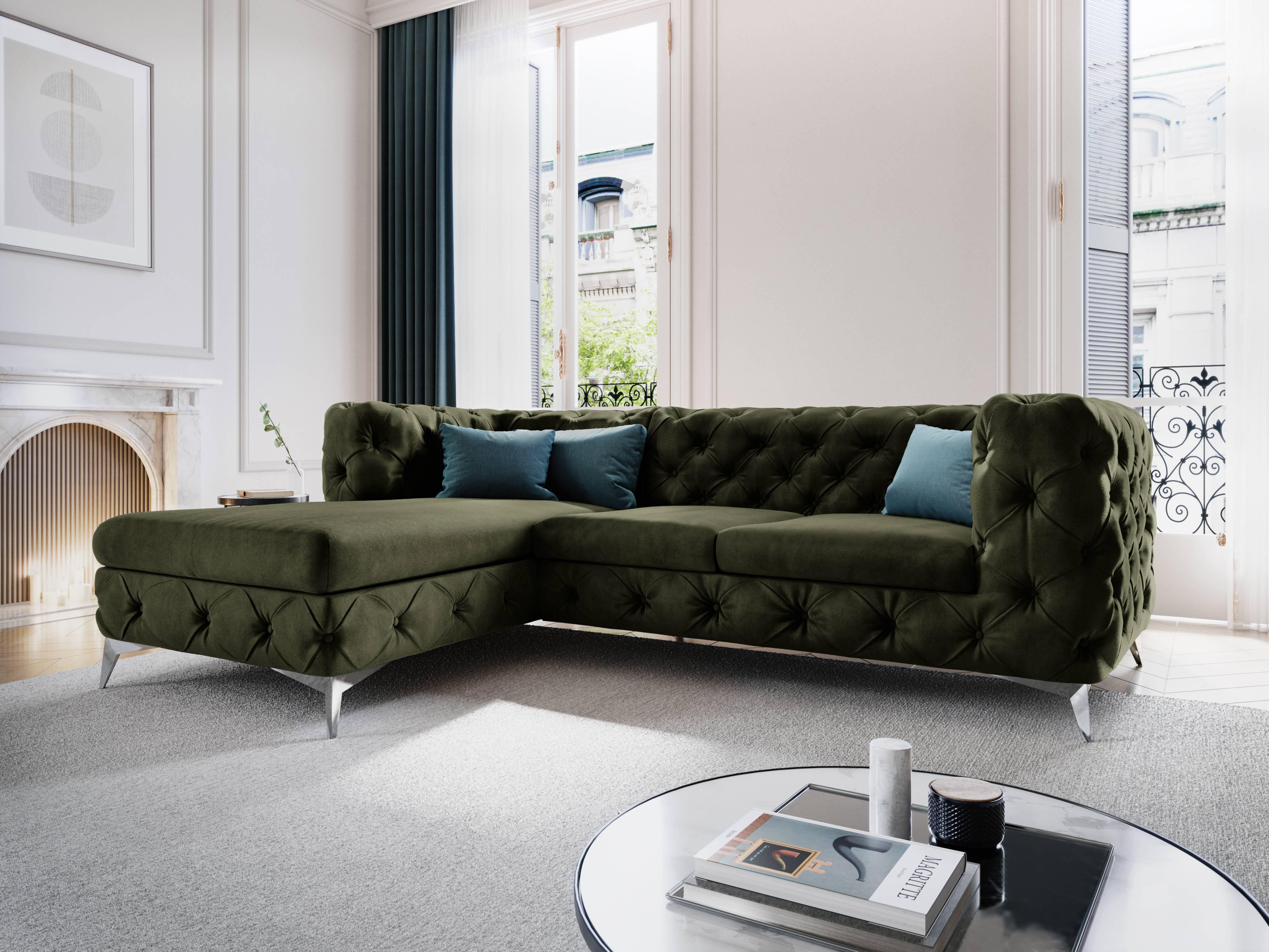 Interieurs 86 Hoekbank Franck links velvet | 