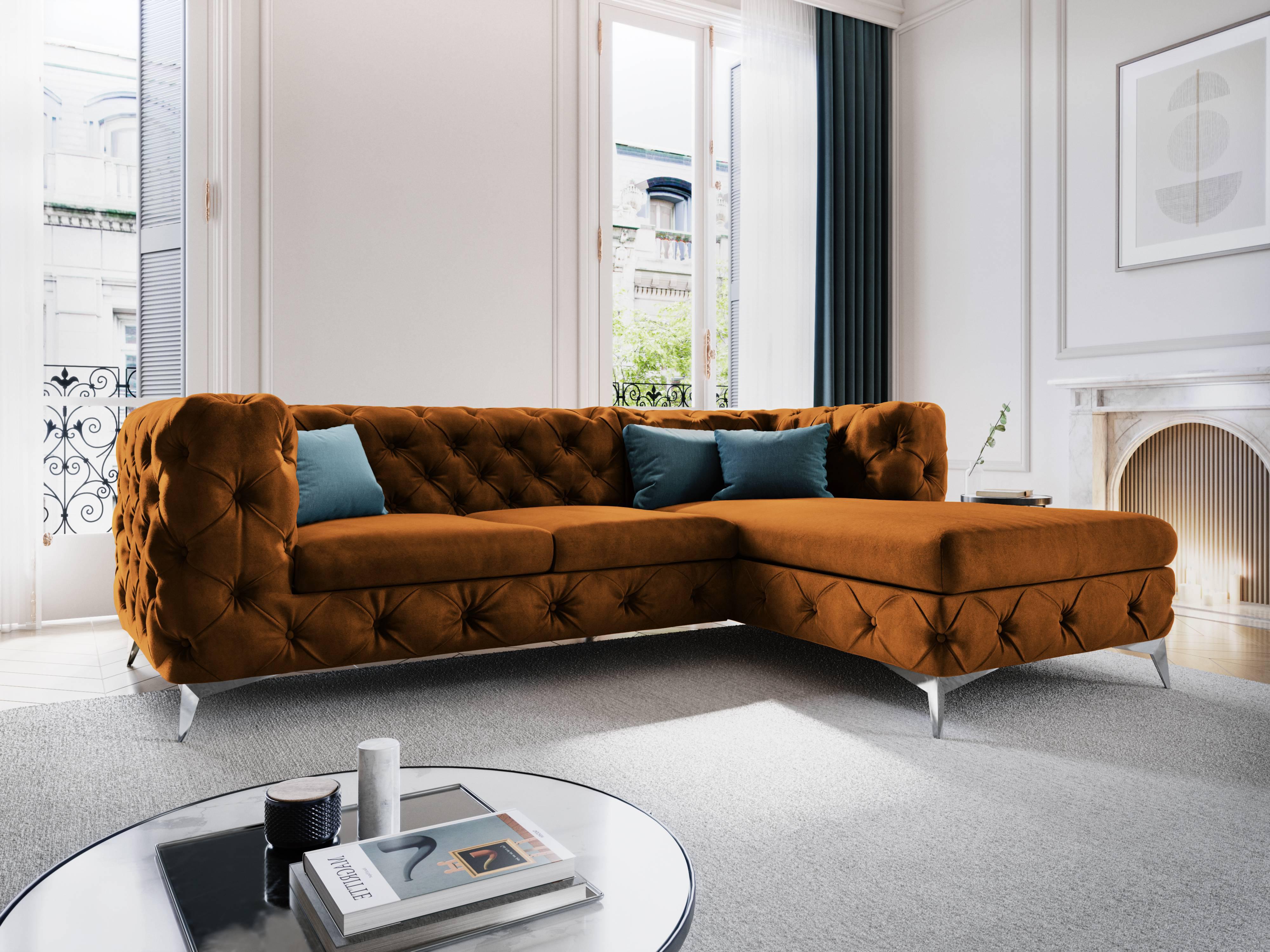 Interieurs 86 Hoekbank Franck rechts velvet | 