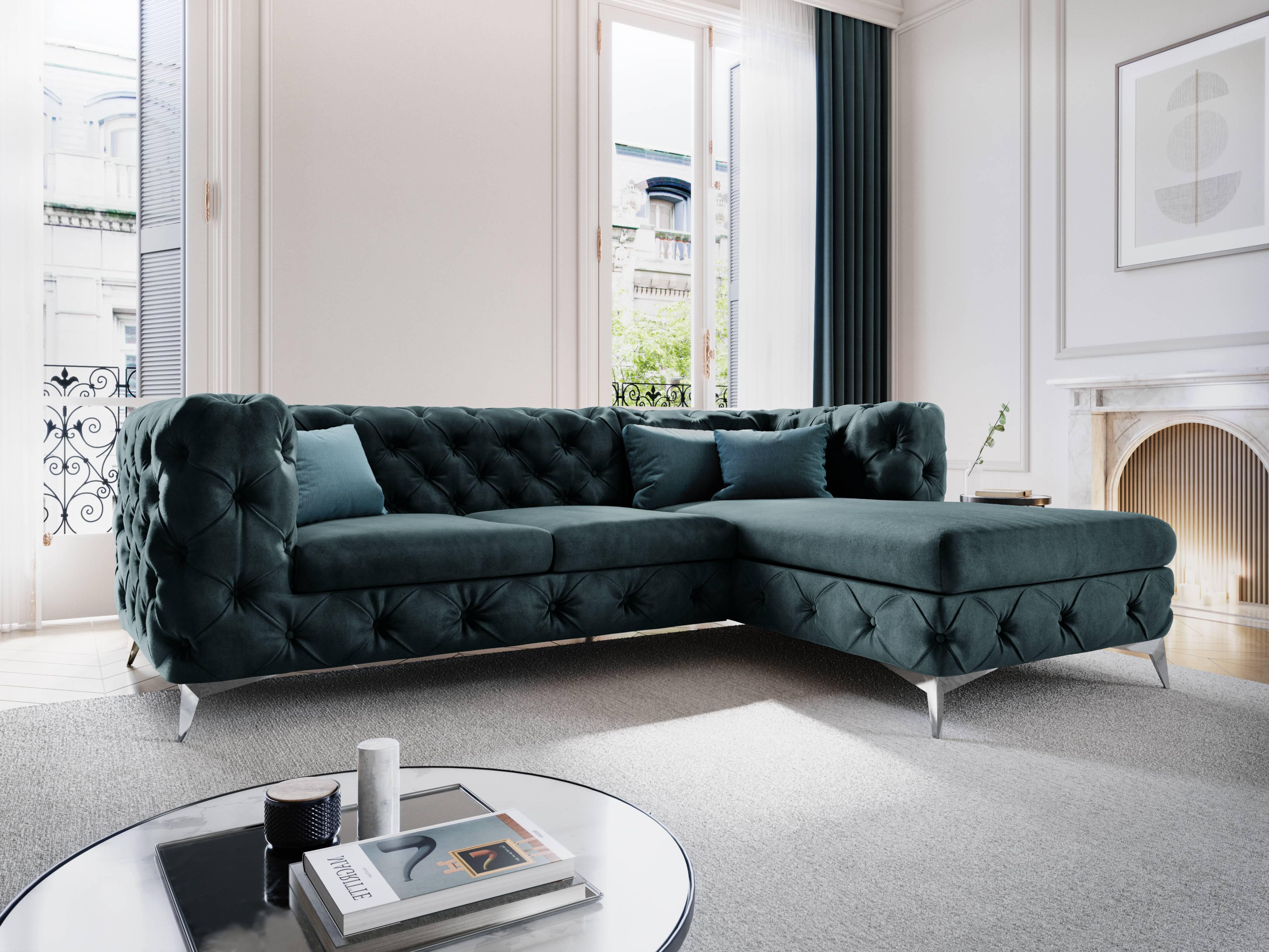 Interieurs 86 Hoekbank Franck rechts velvet | 
