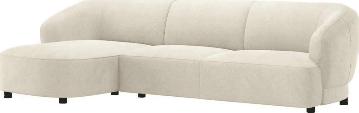 Xooon | Cervo 2.5-zitsbank + longchair links | Zitmeubels woonkamer | Hoekbank