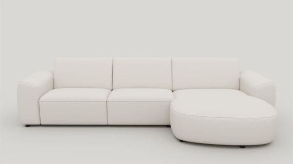 Xooon | Tineo loungebank rechts - Livigno - kiezel | Zitmeubels woonkamer | Hoekbank