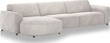 Xooon | Tineo loungebank links - creme | Zitmeubels woonkamer | Hoekbank