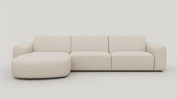 Xooon | Tineo loungebank links - Livigno - creme | Zitmeubels woonkamer | Hoekbank