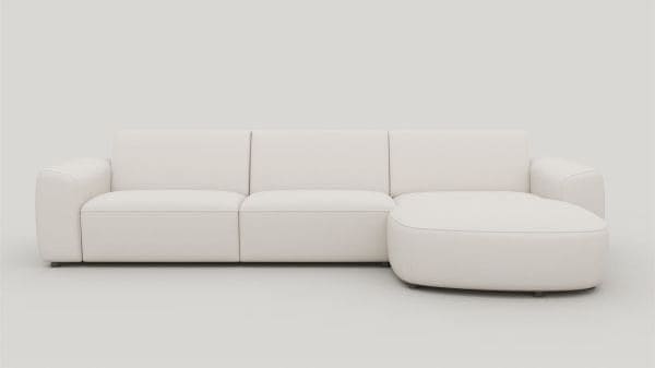Xooon | Tineo loungebank rechts - Livigno - kiezel | Zitmeubels woonkamer | Hoekbank