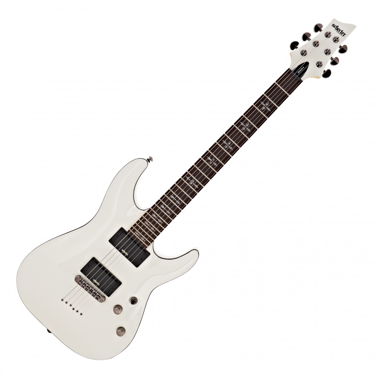 Schecter Demon-6 Vintage White