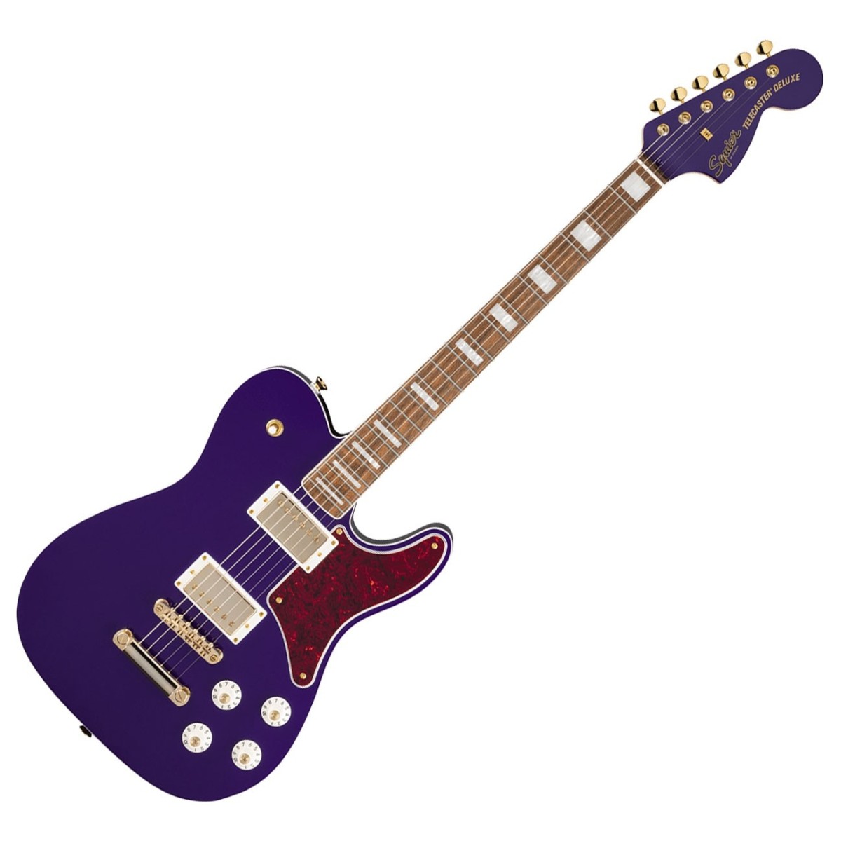 Squier Limited Edition Paranormal Troublemaker Telecaster Deluxe Purple Metallic