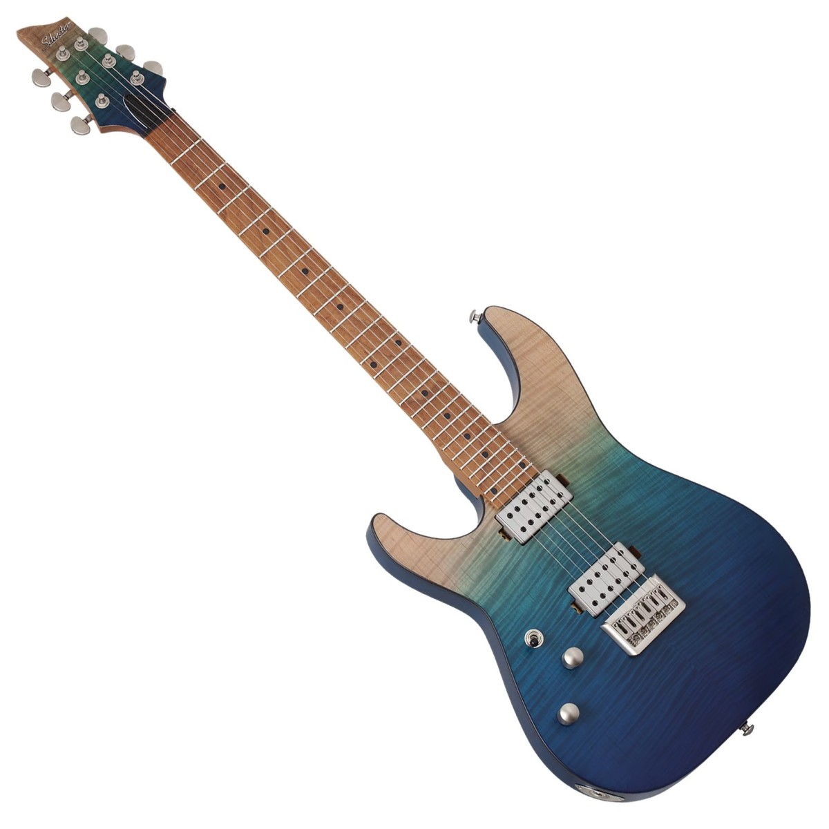 Schecter C-1 Standard Plus Left Handed Blue Fade