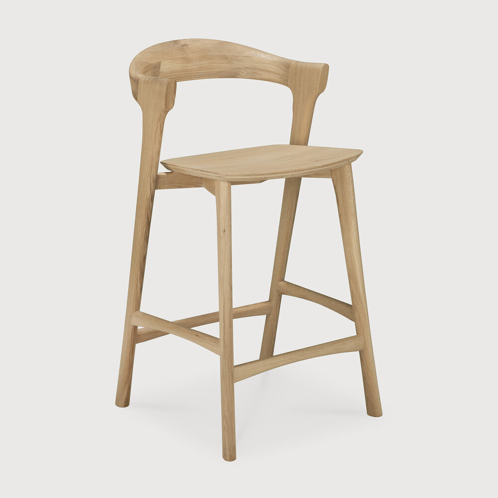 Ethnicraft Barstoel Bok Geolied Eikenhout - Naturel