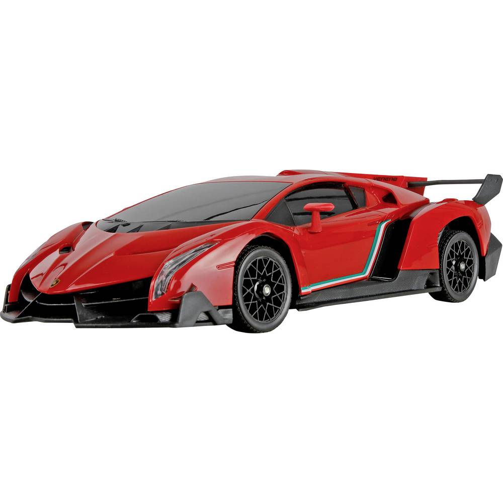 Amewi 1:18 RC auto Elektro Drift Veneno Drift Car Rood Brushed 4WD RTR 2,4 GHz Incl. accu en laadkabel, Voordeelset