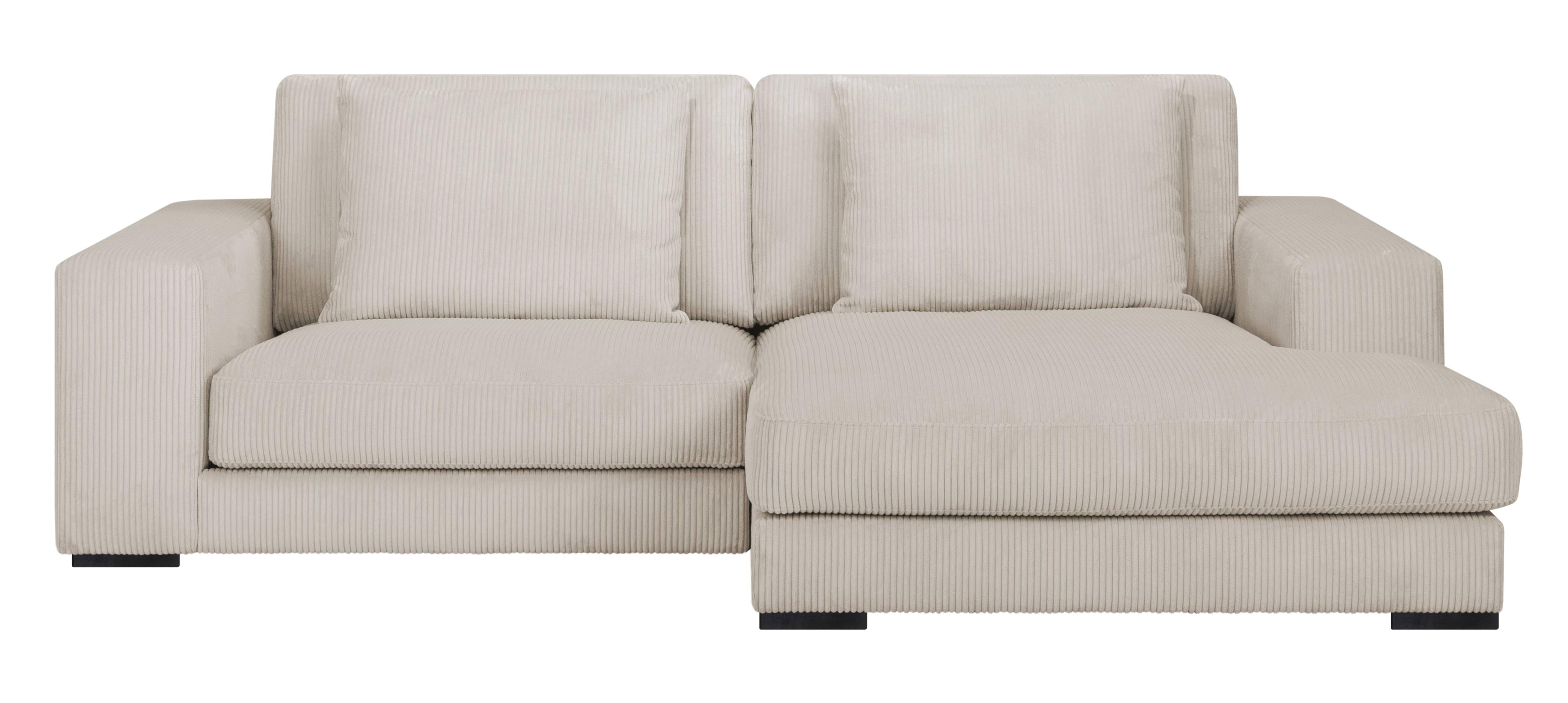 NADUVI Collection Hoekbank Kayuma ribstof rechts | 