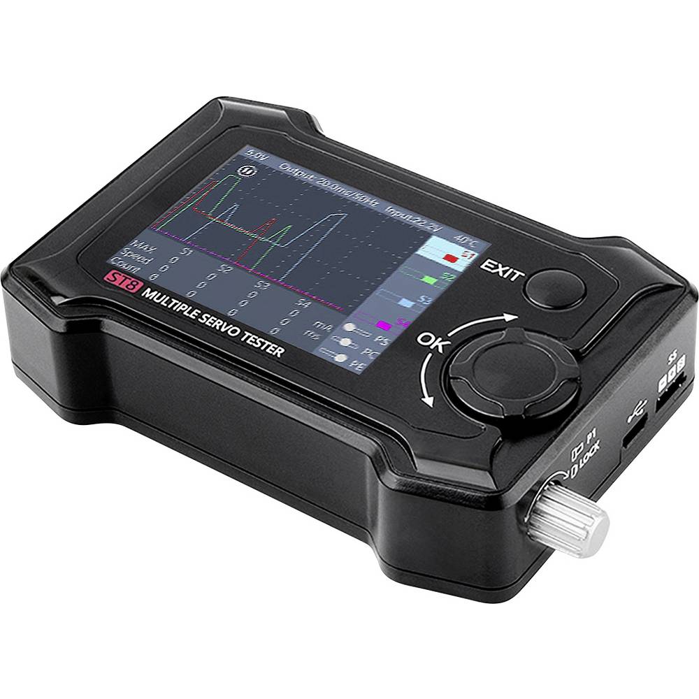 Toolkit RC ST8 Servo-tester (l x b x h) 99 x 68 x 26 mm 1 stuk(s)