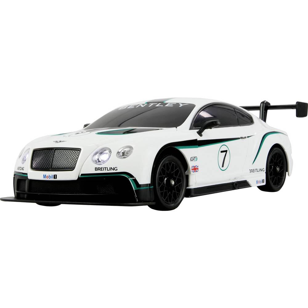 Amewi 1:18 RC auto Elektro Drift Bentley GT3 Continental Drift Car Wit Brushed 4WD RTR 2,4 GHz Incl. accu en laadkabel, Met lichteffect