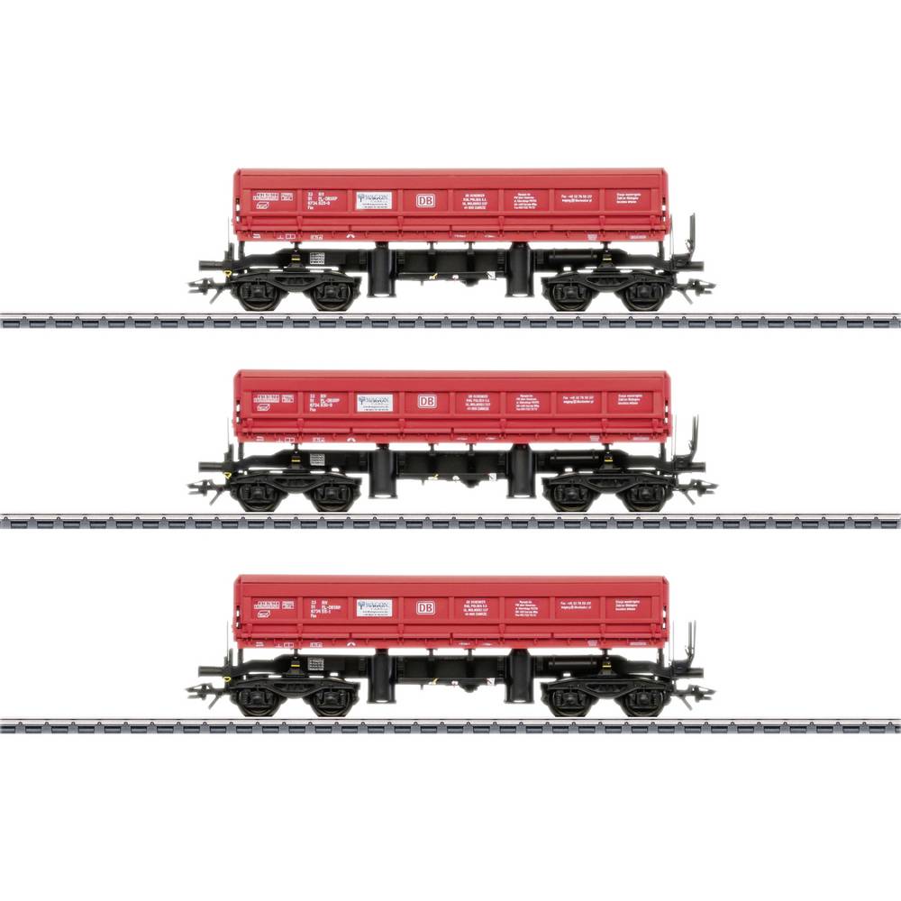 Märklin 48458 H0 3-delige zijkantelwagenset FAS van de DB Schenker Rail Polka SA