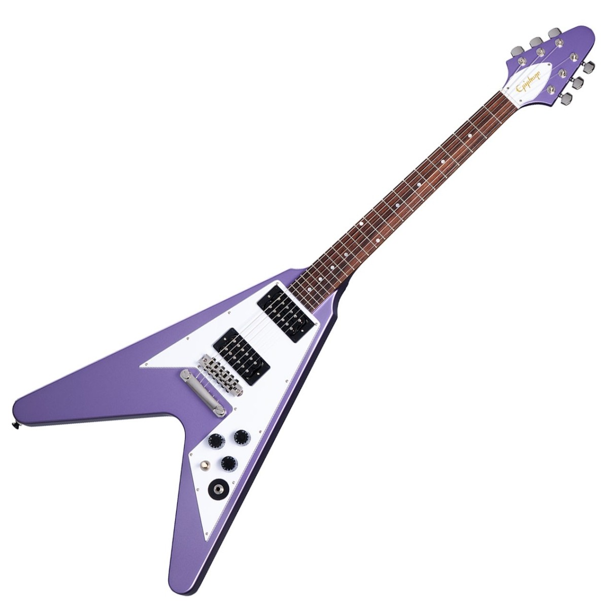 Epiphone Kirk Hammett 1979 Flying V Purple Metallic