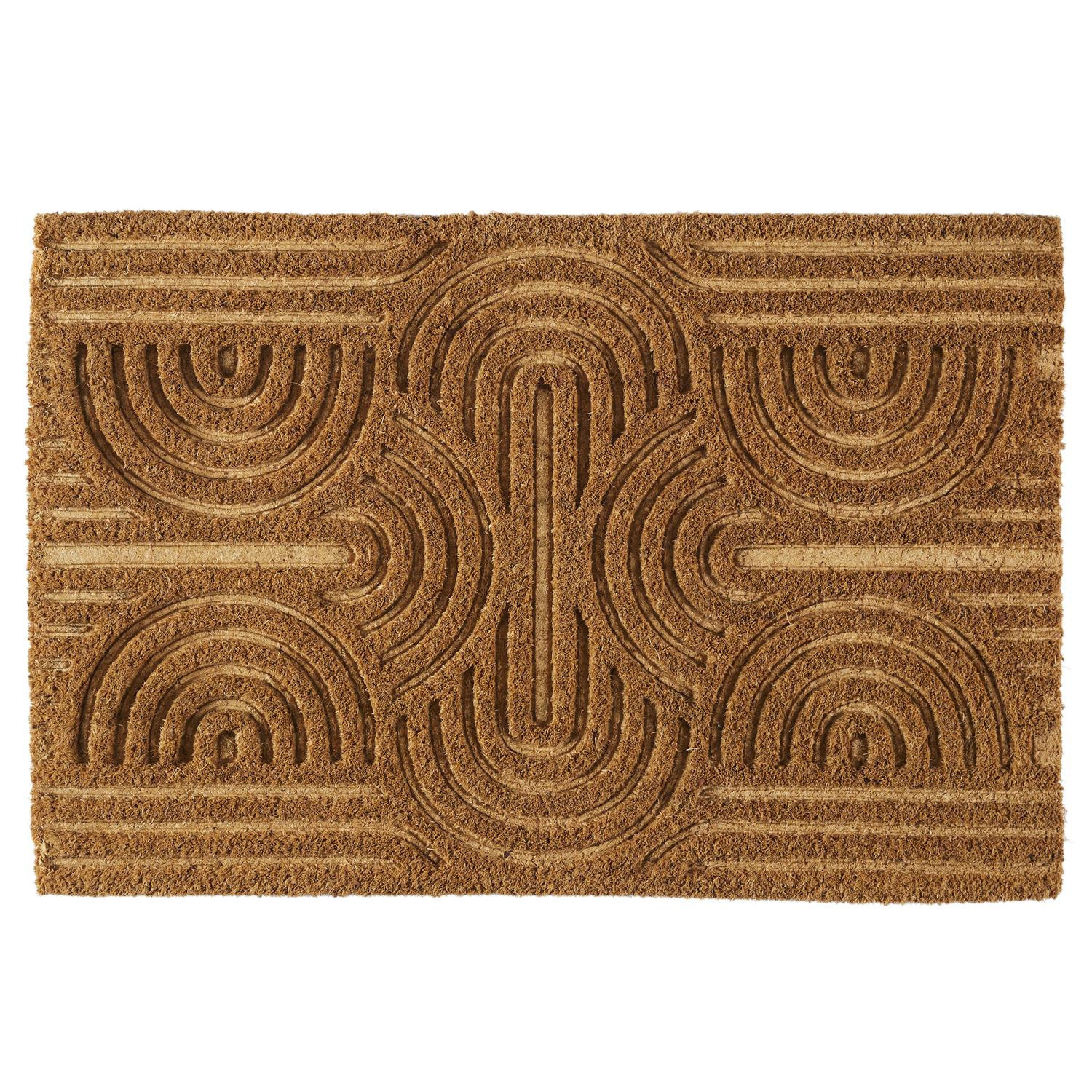 Home Deco Factory Deurmat Organisch - rechthoek - x 60 cm - borstelmat -