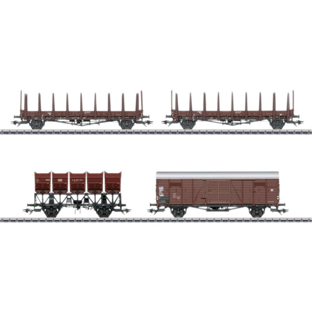 Märklin 46664 H0 4-delige goederenwagen-set van de DB