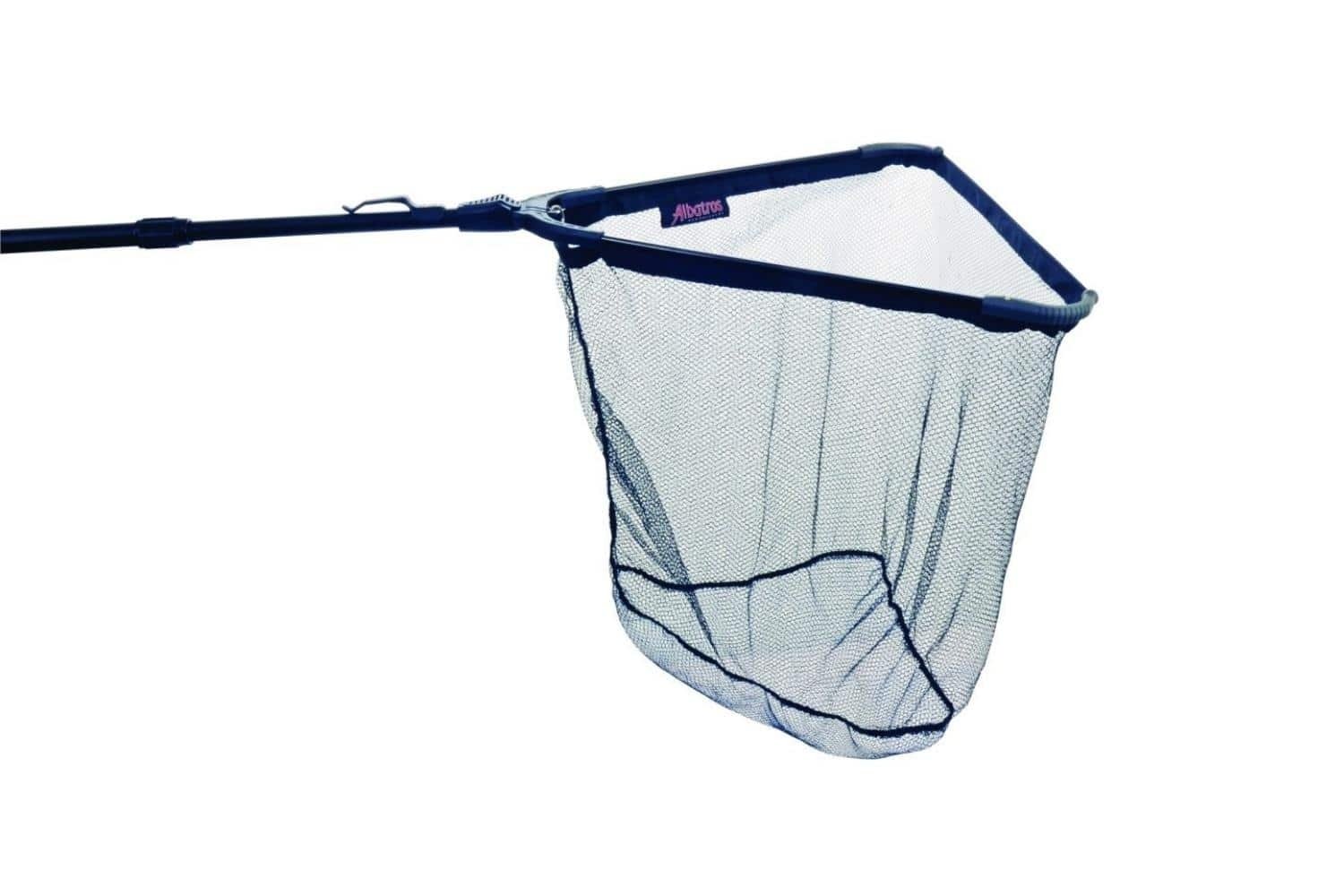 ALBATROS Pro Target Landing Net – Sterk landingsnet met 8 mm maas en 2-delige aluminium steel 60X60CM