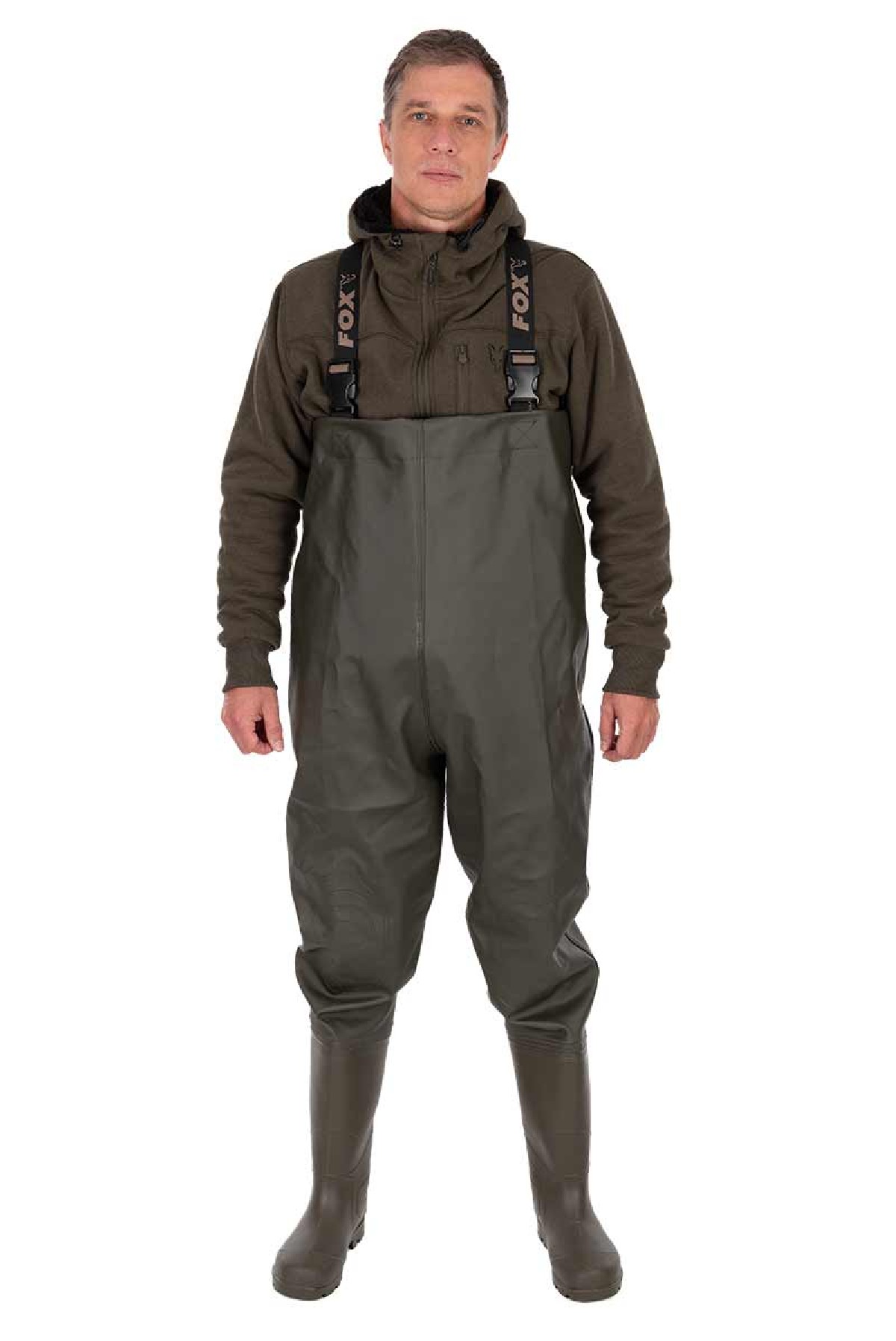 Fox Khaki HD Waders Size 43
