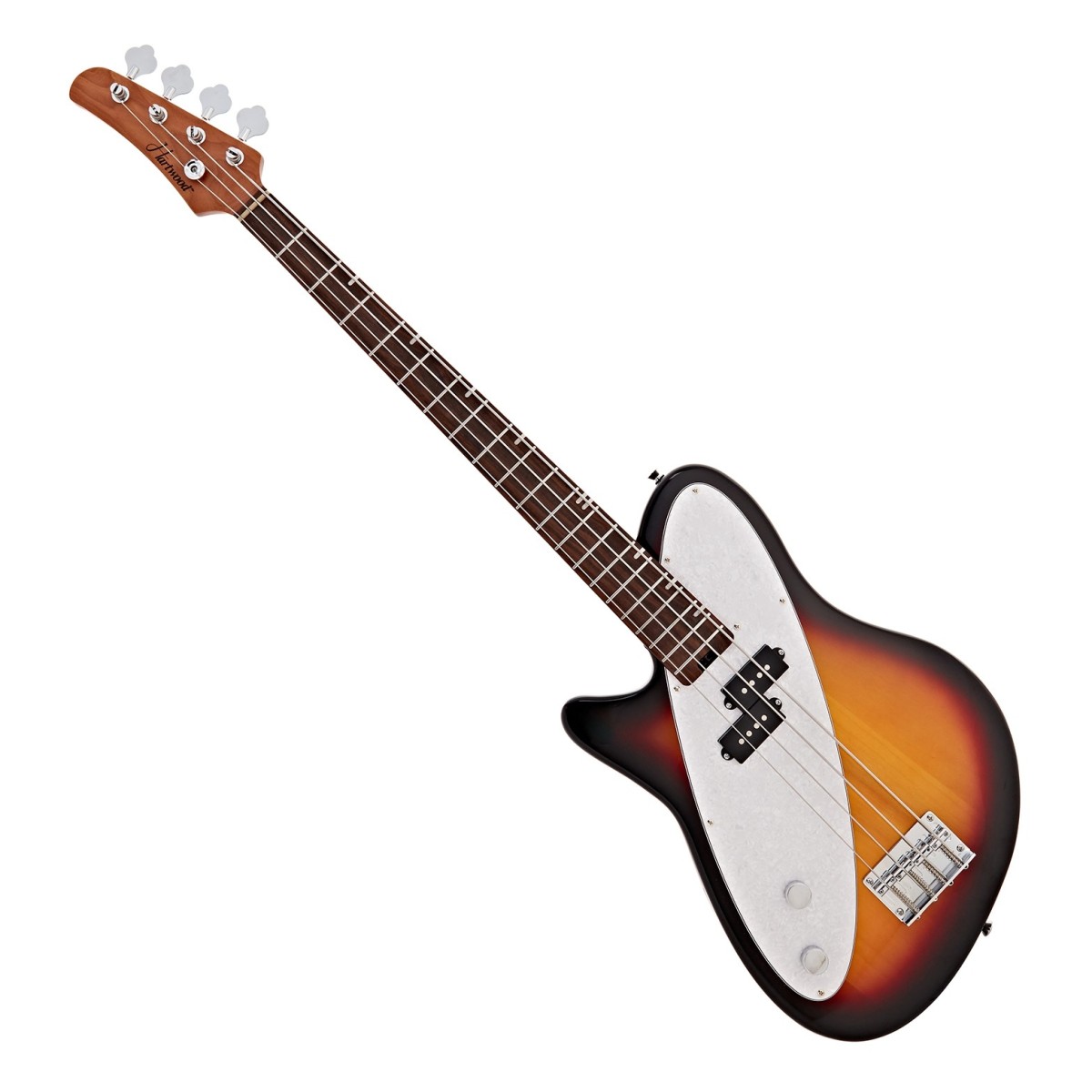 Hartwood Satellite linkshandige basgitaar sunburst