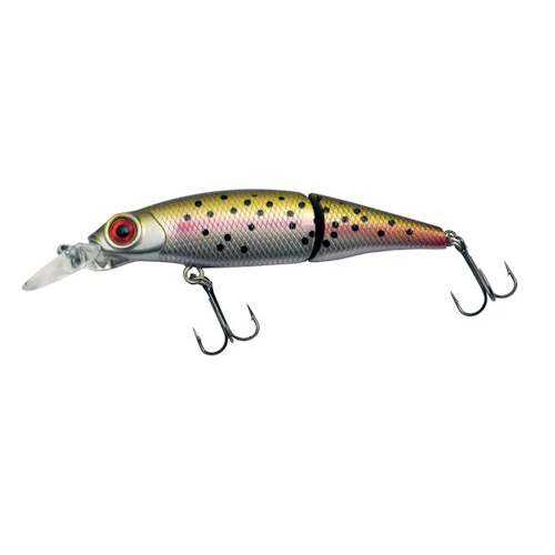 Predox XS-Pro Twin Dart 9,3CM 9g - drijvende plug met krachtige actie en holografische afwerking Trout
