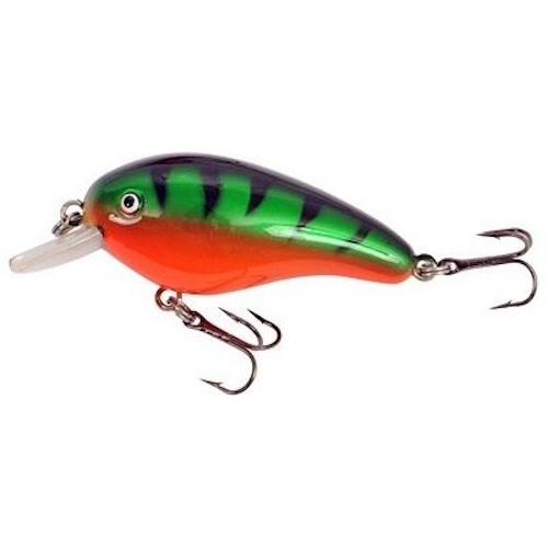 Predox Middle Joe 7CM - drijvend kunstaas met realistische zwemactie en interne ratel Green Perch