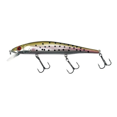 Predox XS-Pro Cuda 11,5CM 15g – drijvende plug met holografische afwerking en 3D ogen Trout