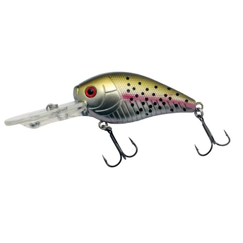 Predox XS-Pro Mach1 DR 9CM 13g - drijvende plug met diepe duikactie en holografische afwerking Trout
