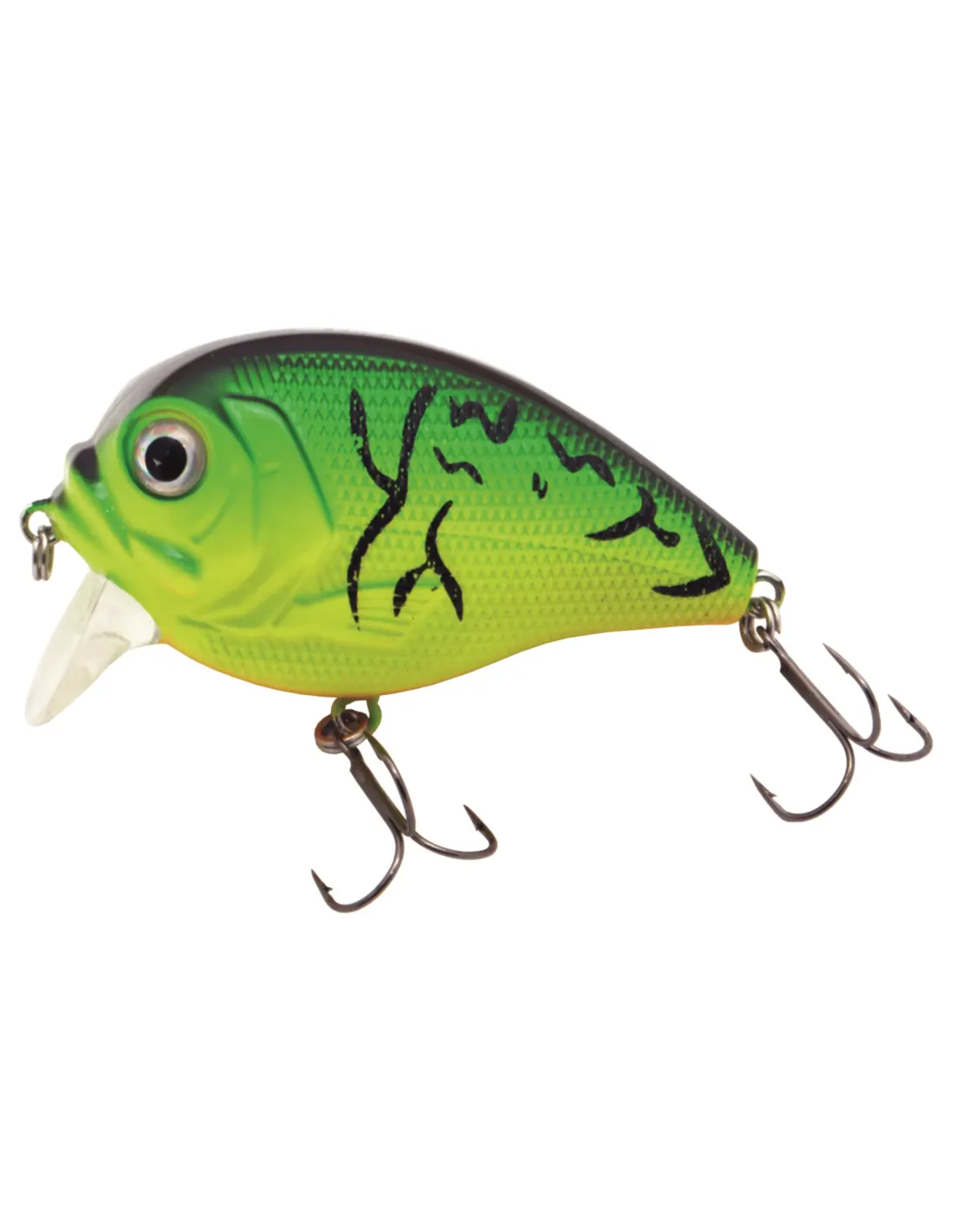 Predox XS-Pro Fat Bob 7CM 24g – Drijvende crankbait met holografische afwerking en black nickel dreggen Firetiger