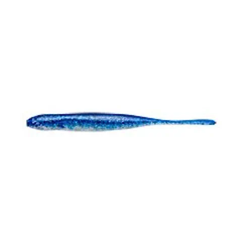 Ecogear Powerworm Minnow S | 10 Stuks Blauw