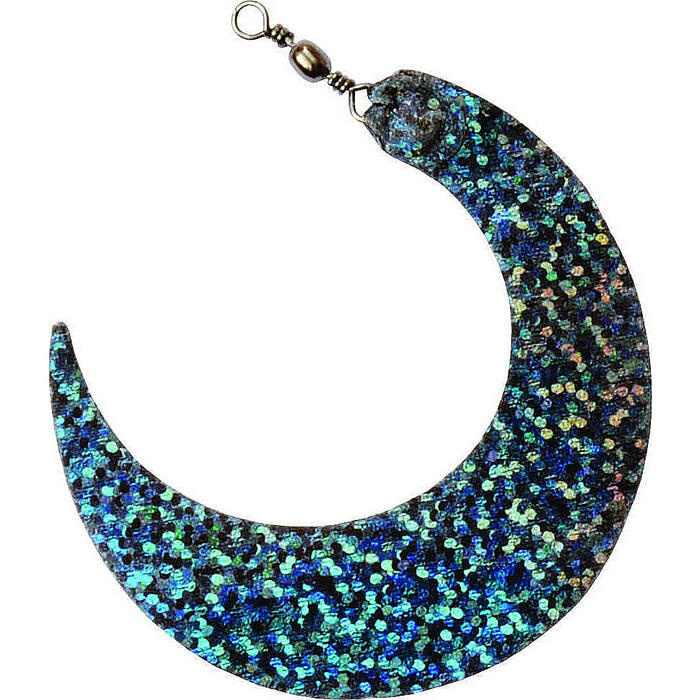 Predox Wiggle Tail Black Holo – Wiggle Tail met wartel voor kunstaas en streamers L