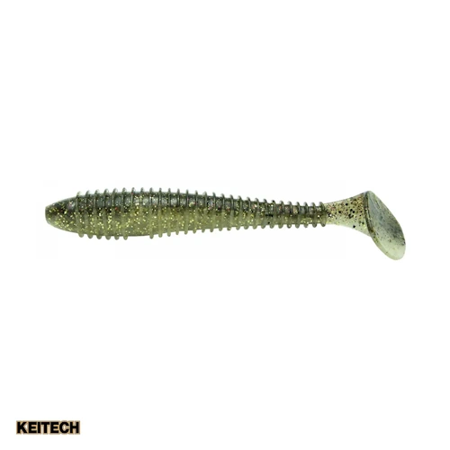 Keitech Swing Impact Fat 3.8 (9,5 cm) Softbait - 6 stuks Silver Flash Minnow 416T