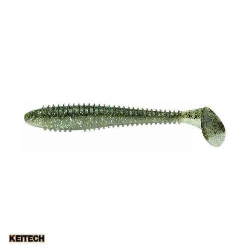 Keitech Swing Impact Fat 3.8 (9,5 cm) Softbait - 6 stuks Gold Flash Minnow 417T