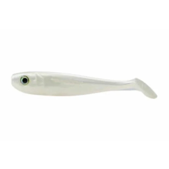Predox Willy Wonker Shad 12,5 cm – Levensechte roofvis shad voor snoek en snoekbaars White Ghost