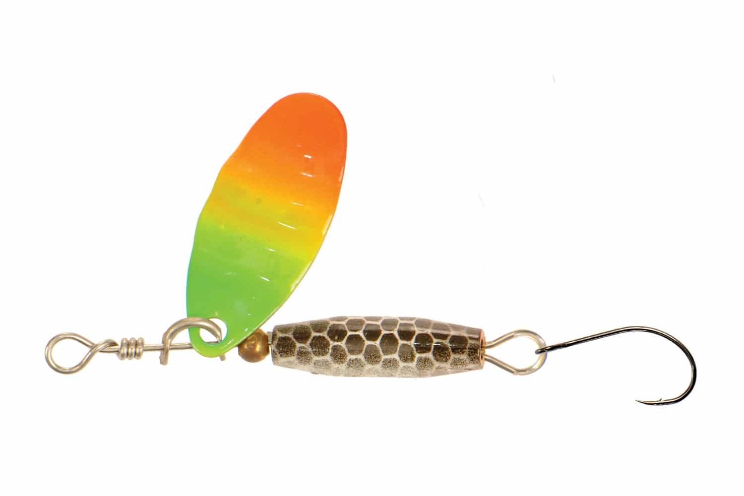 Predox De  Trout Attractor Spinner – Goud zijn hoge kwaliteit spinners voor het vissen op forel. De spinner is gekleurd en geribbeld voor een hogere aantrekkingskracht door middel van reflecti