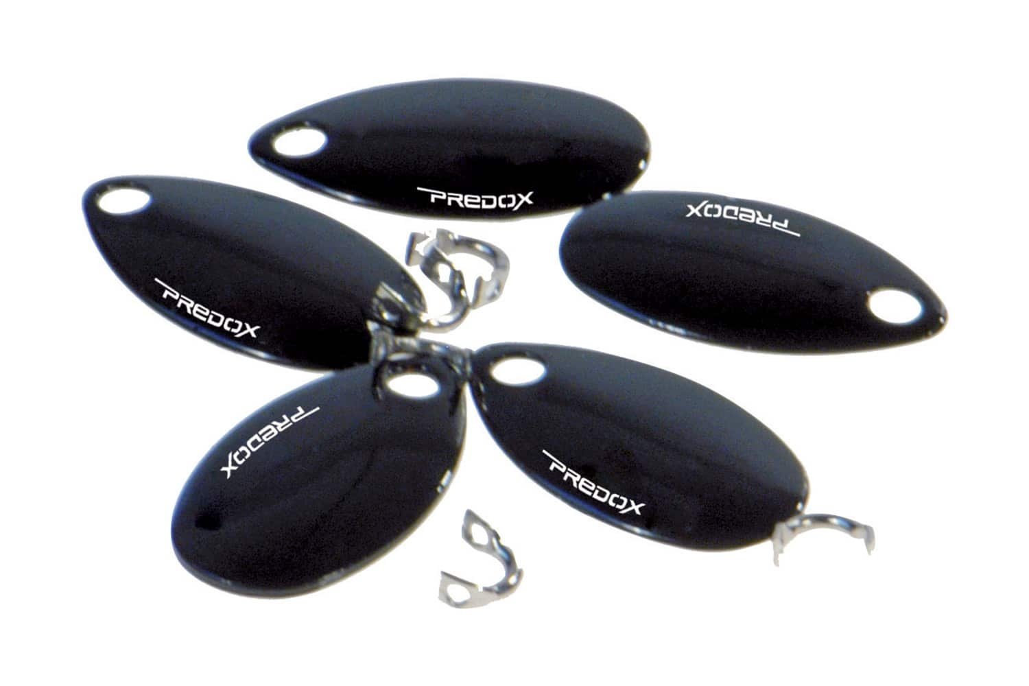 Predox Sakana Spinning Blades – Mini spinnerblaadjes met ruitertjes voor baars en forel Black