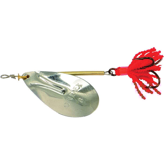 Ondex Spinner Silver – onverzwaarde spinner met zilverkleurig blad Maat 1 / 1,5 gram