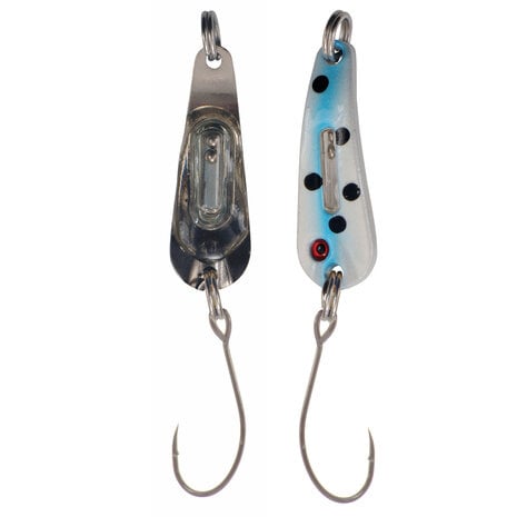 Predox Rattle Spoon 2.3GR/H6 – Microlepel met ratelgeluid voor forel en baars Rainbow