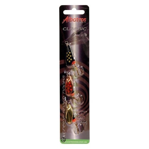 ALBATROS Spinkit Classic -  3-delige kunstaas set met metalen spinners voor roofvissen