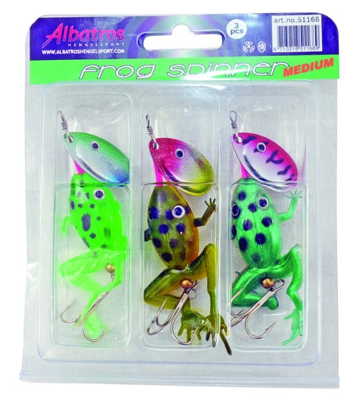 ALBATROS Spinkit Frog/Kikker  3 stuks Maat 3