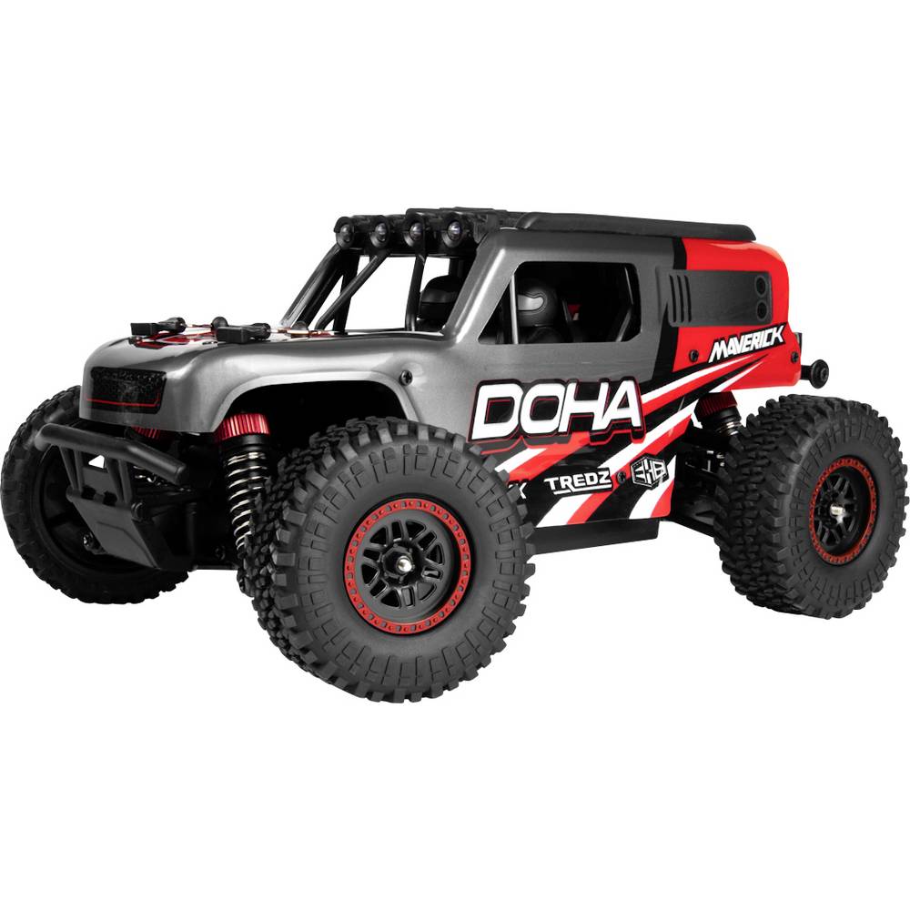 Maverick Doha 1/20 4WD Rood Brushed 1:20 RC auto Elektro Monstertruck 4WD RTR 2,4 GHz