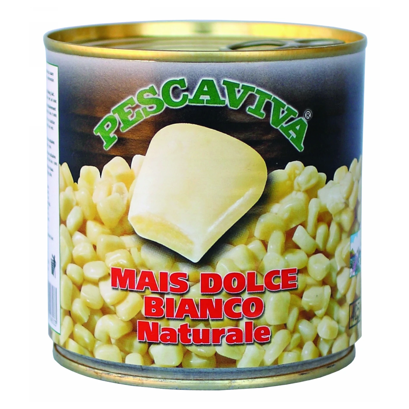 Pescaviva Maïs – Natuurlijke lokmaïs zonder conserveringsmiddelen, in diverse smaken en kleuren Wit