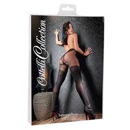 Panty Met Kousen Look - Zwart