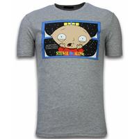 Mascherano Stewie Home Alone - T-shirt - Grijs