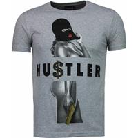 Local Fanatic T-shirt Korte Mouw Hustler - Rhinestone T-shirt