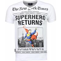 Local Fanatic SuperHero Returns - T-shirt - Wit