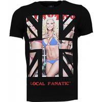 Local Fanatic  T-Shirt God Save Playtoy Strass