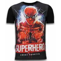 Local Fanatic  T-Shirt Superhero Digital Strass